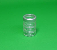Item No.: I017Ax3
Name: Round Stackable Open Well Jar
Size: 37 (dia.) x 22(H) mm
Shape: ROUND