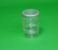 Item No.: I021Ax3
Name: Round Stackable Open Well Jar
Size: 50 (dia.) x 28(H) mm
Shape: ROUND